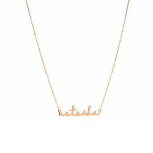 14kt Name Necklace