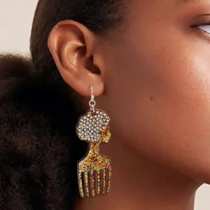 Afro Pick Earrings