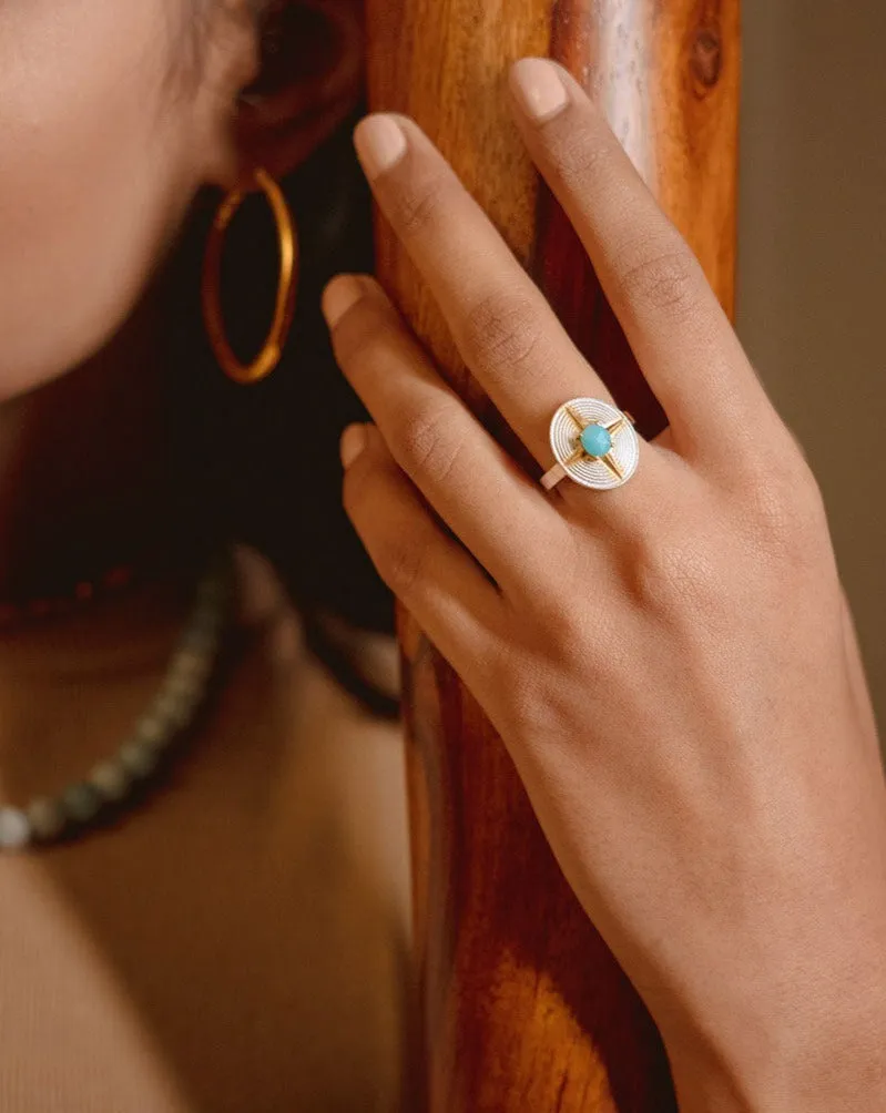 Aster Gemstone Ring