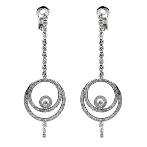 Audemars Piguet Millenary Diamond Drop White Gold Earrings