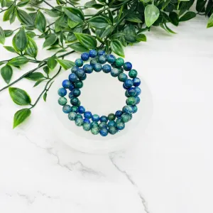 Azurite Malachite Bracelet, Stone for Healing