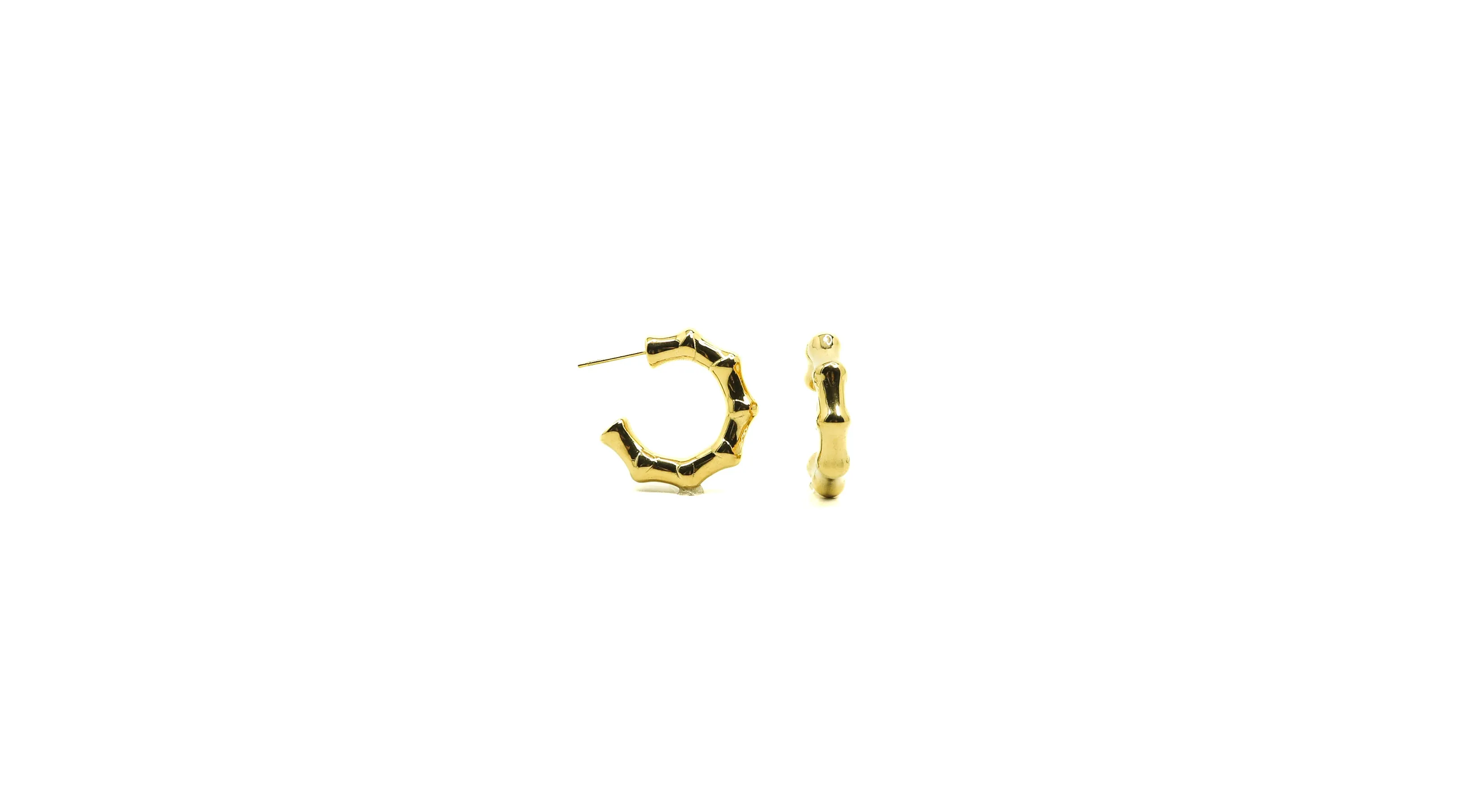 Bianca Textured Hoops