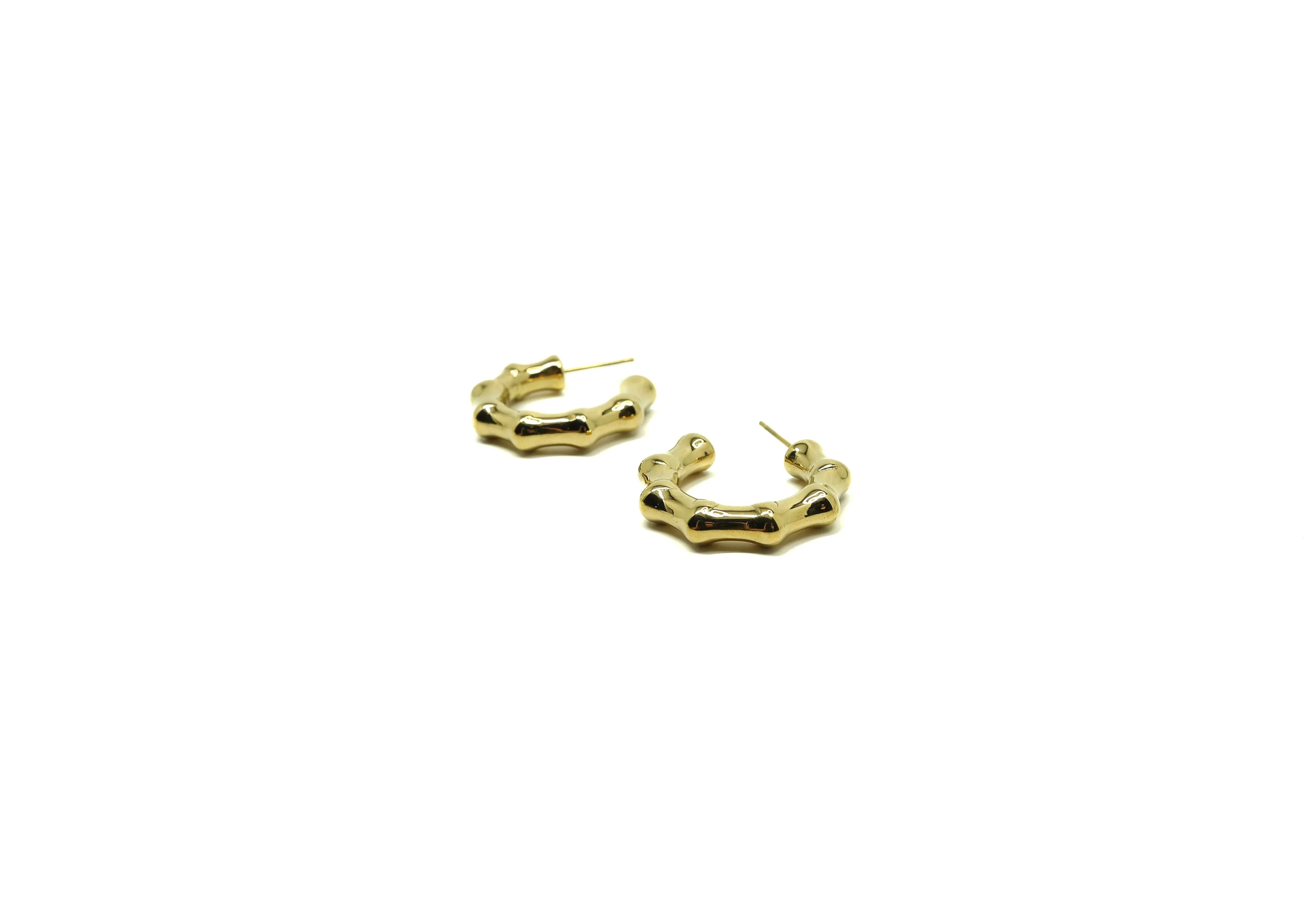 Bianca Textured Hoops
