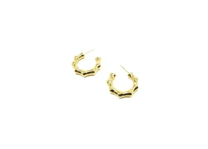 Bianca Textured Hoops