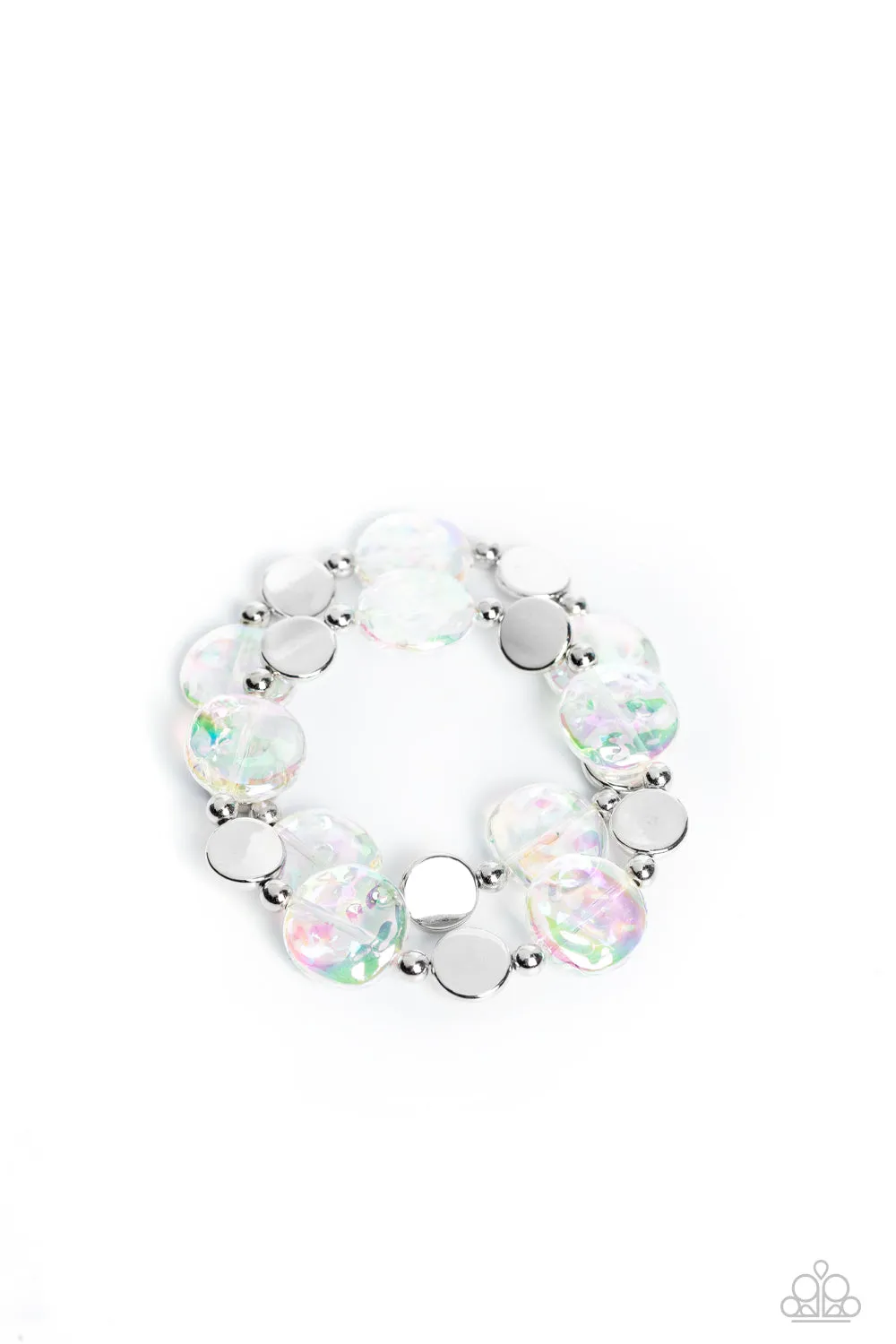 Bracelets Discus Throw - White B2301