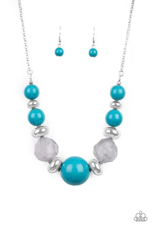Daytime Drama - Blue Paparazzi Necklace