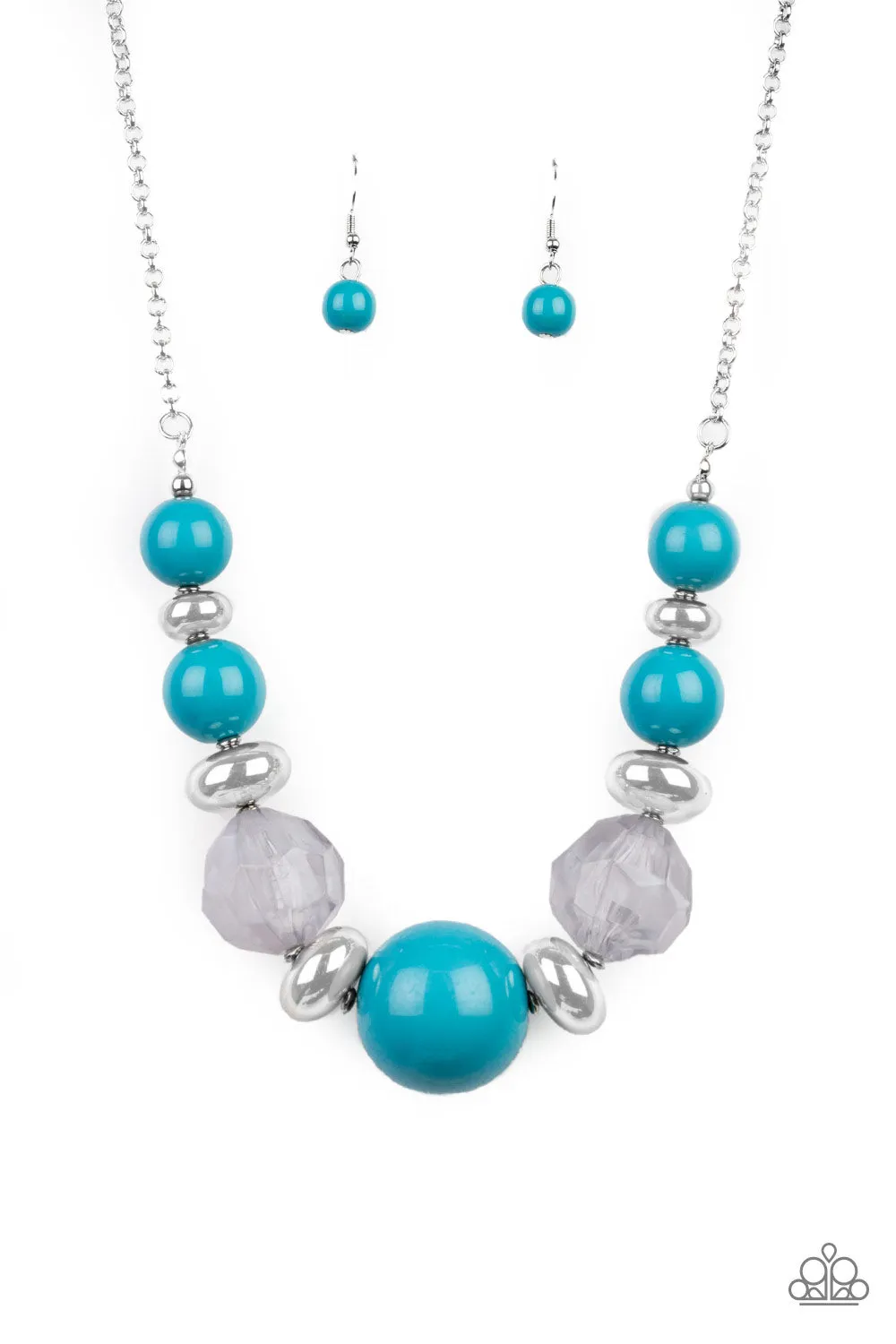 Daytime Drama - Blue Paparazzi Necklace