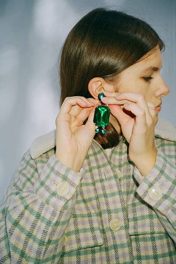 Emerald & Turquoise Carmen Earrings