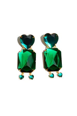 Emerald & Turquoise Carmen Earrings