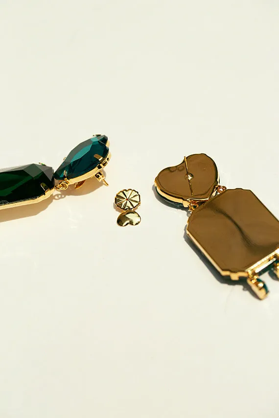 Emerald & Turquoise Carmen Earrings