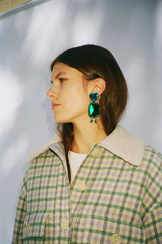 Emerald & Turquoise Carmen Earrings