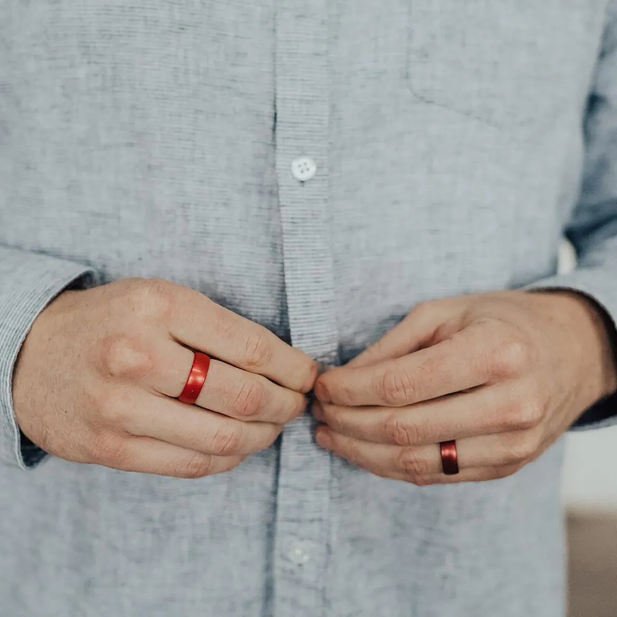 Enso Rings Classic Birthstone Series Silicone Ring - Ruby