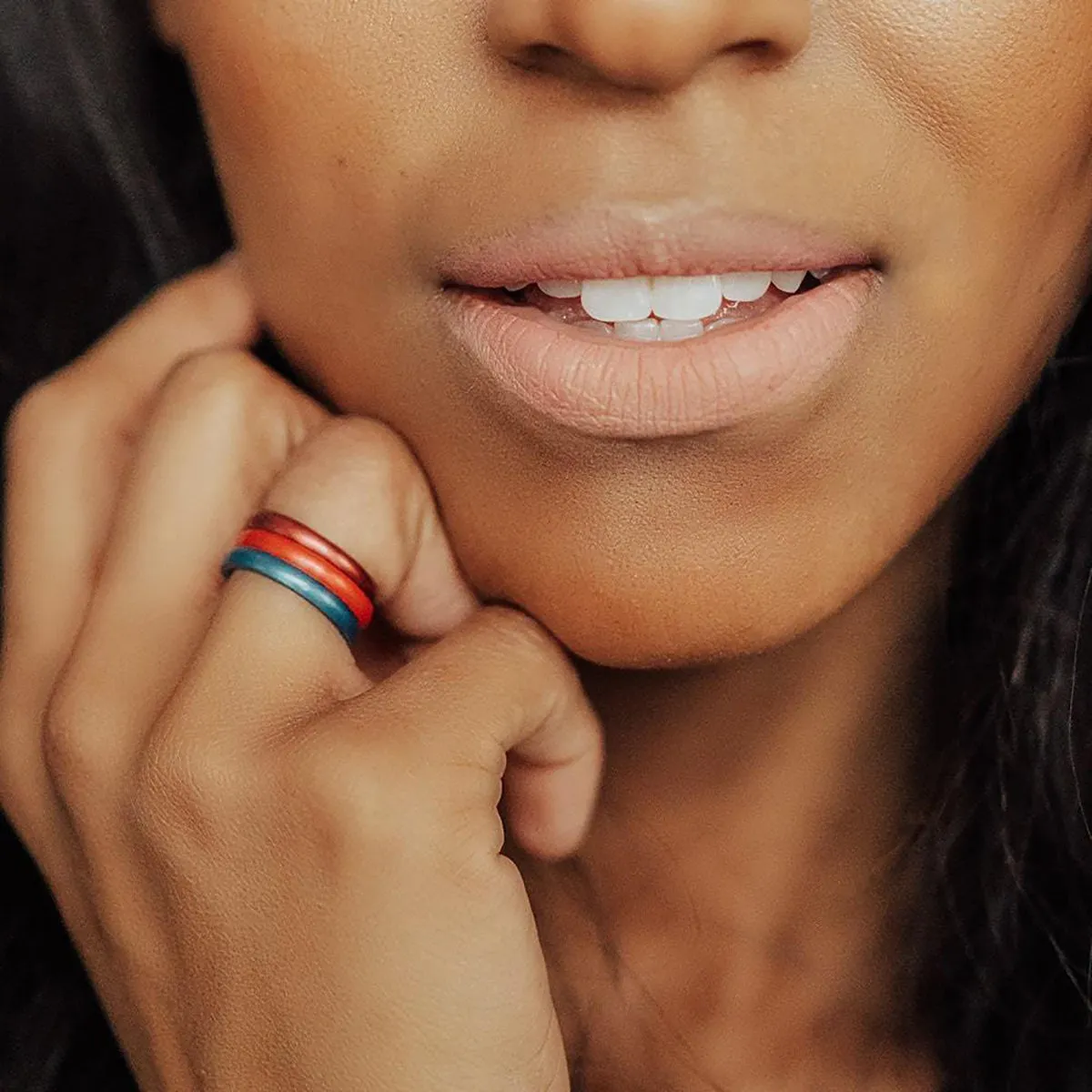 Enso Rings Halo Birthstone Series Silicone Ring - Yellow Topaz