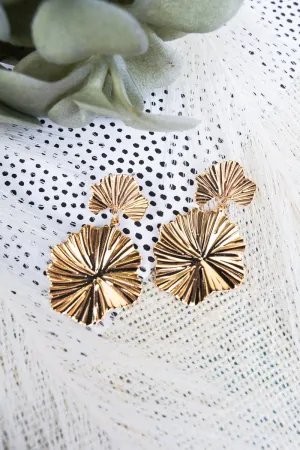 Finley Textured Goldtone Earrings