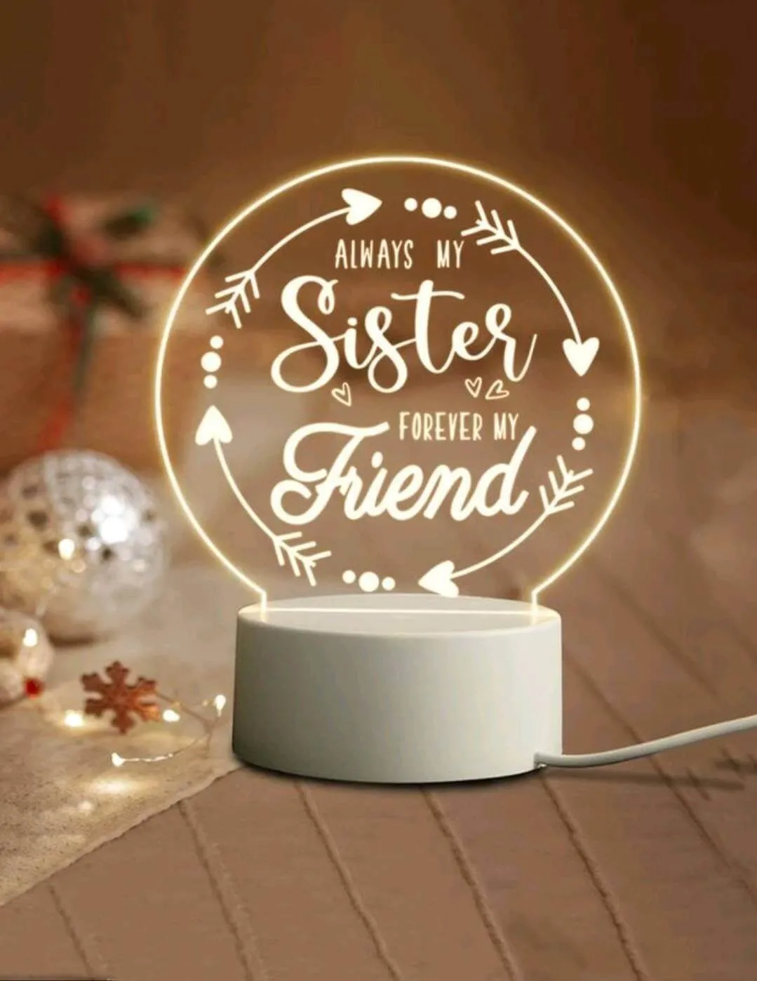 Gift - LED heart - sister