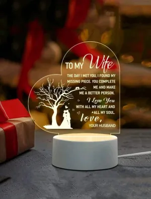 Gift - LED heart - wife