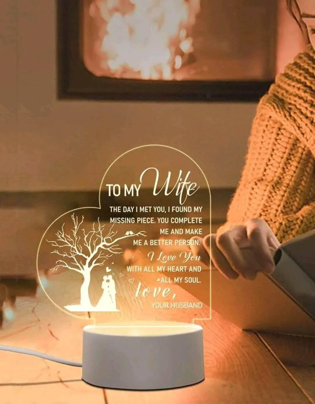 Gift - LED heart - wife