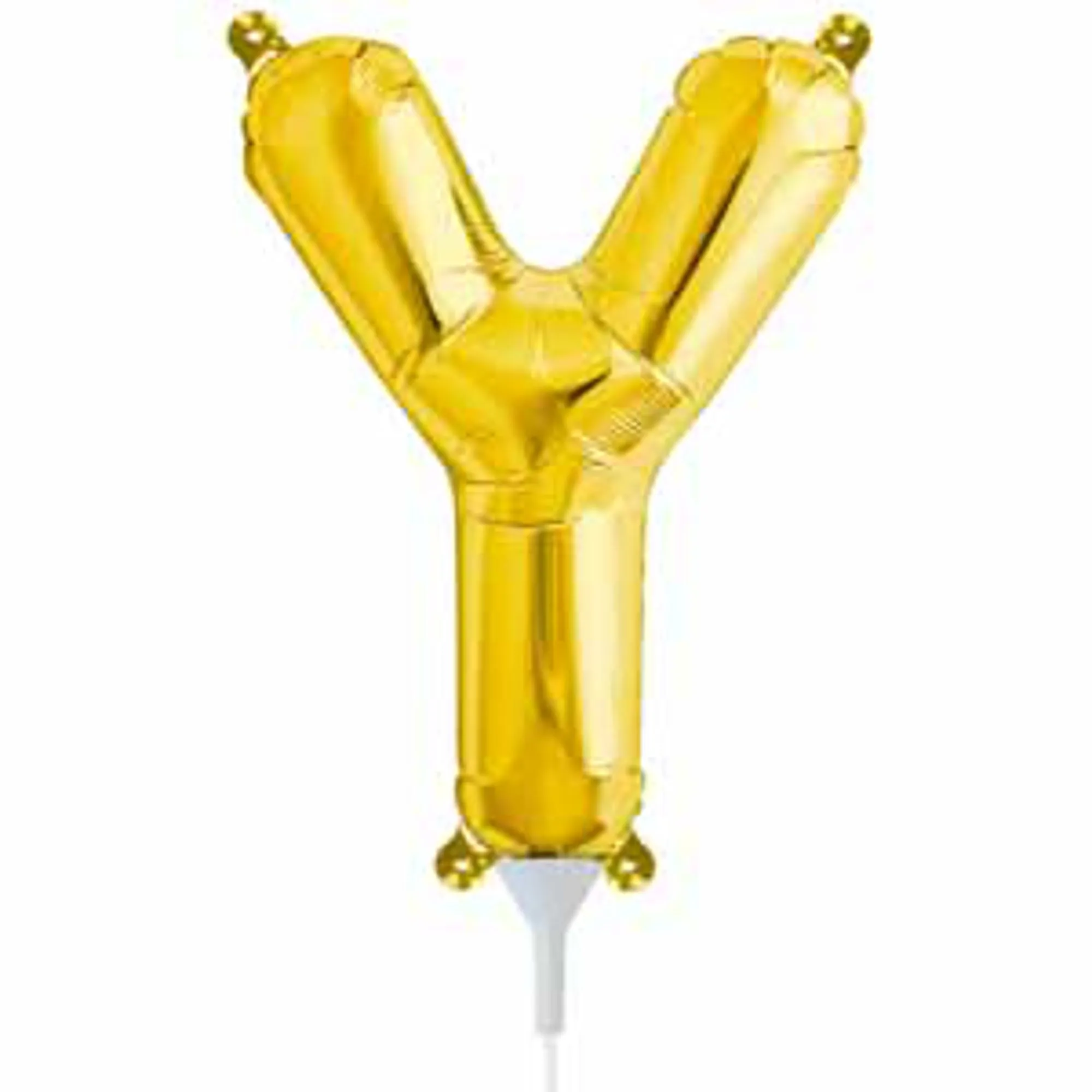 Gold Letter Y - 16" Packaged
