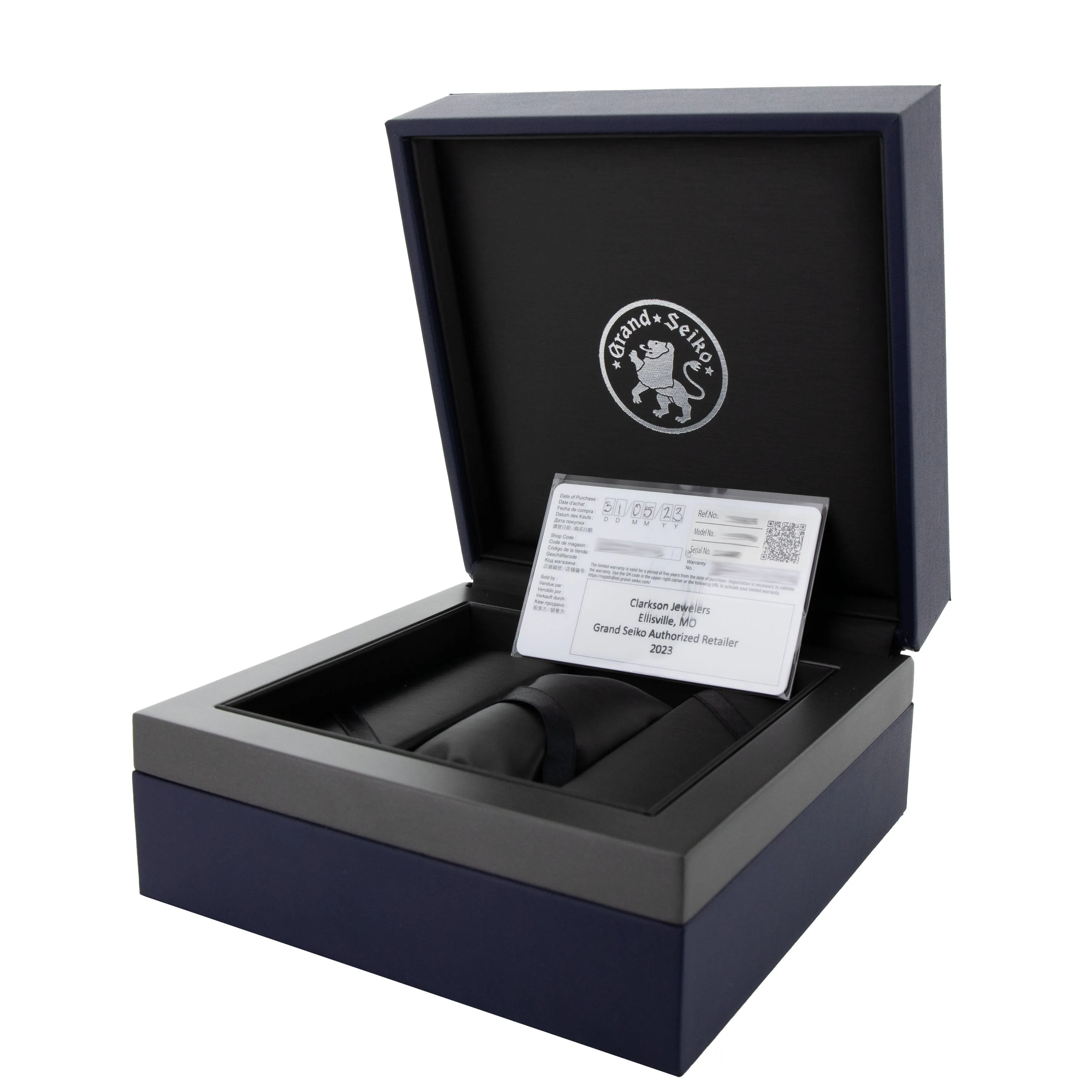 Grand Seiko Elegance GMT Stainless Steel Silver Dial 39mm SBGE269G Full Set