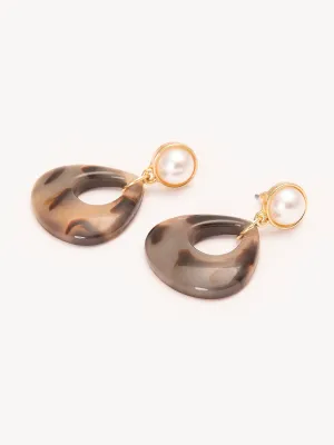 Grey Drop Earrings