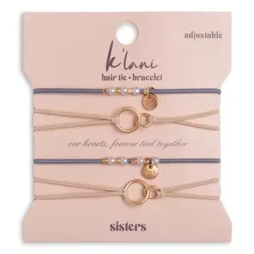 Hair Tie Bracelets - Sisters