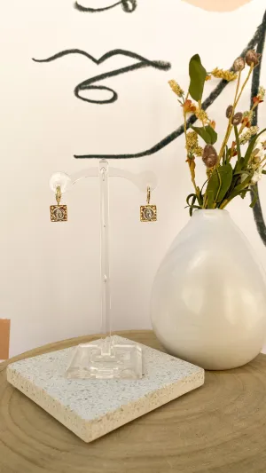 Hoop Drop Huggies Earrings