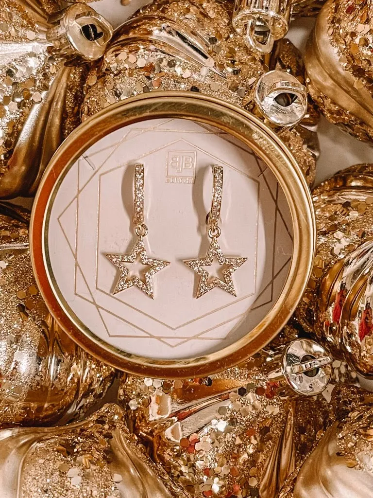 Hoop Drop Huggies Earrings