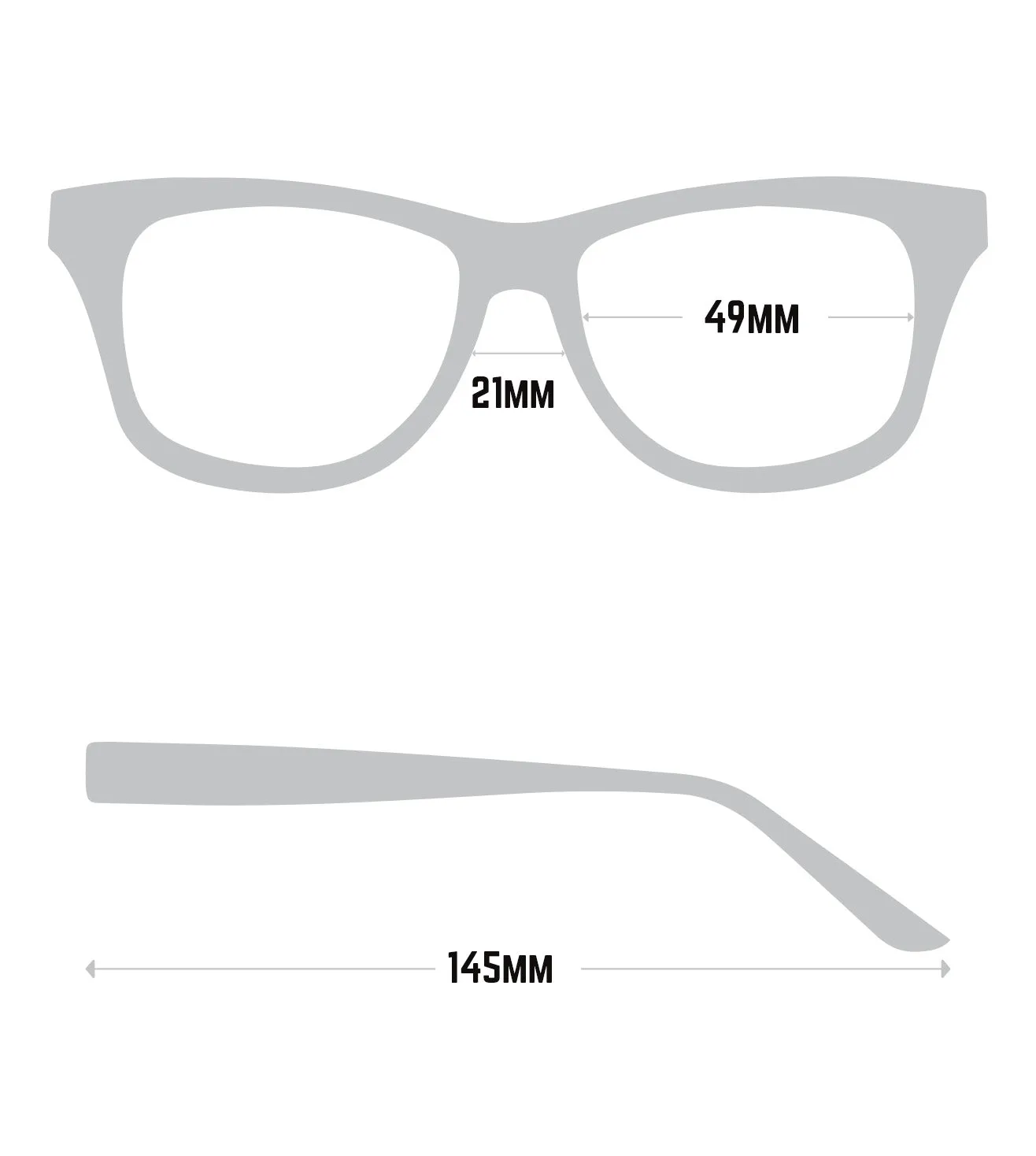 Hublot Men's Black-Silver Wayfarer Optical Frame