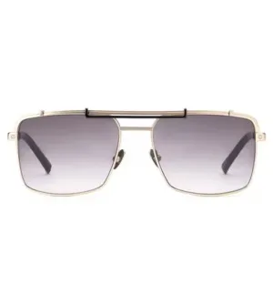 Hublot Men's Grey Gradient Square Sunglasses