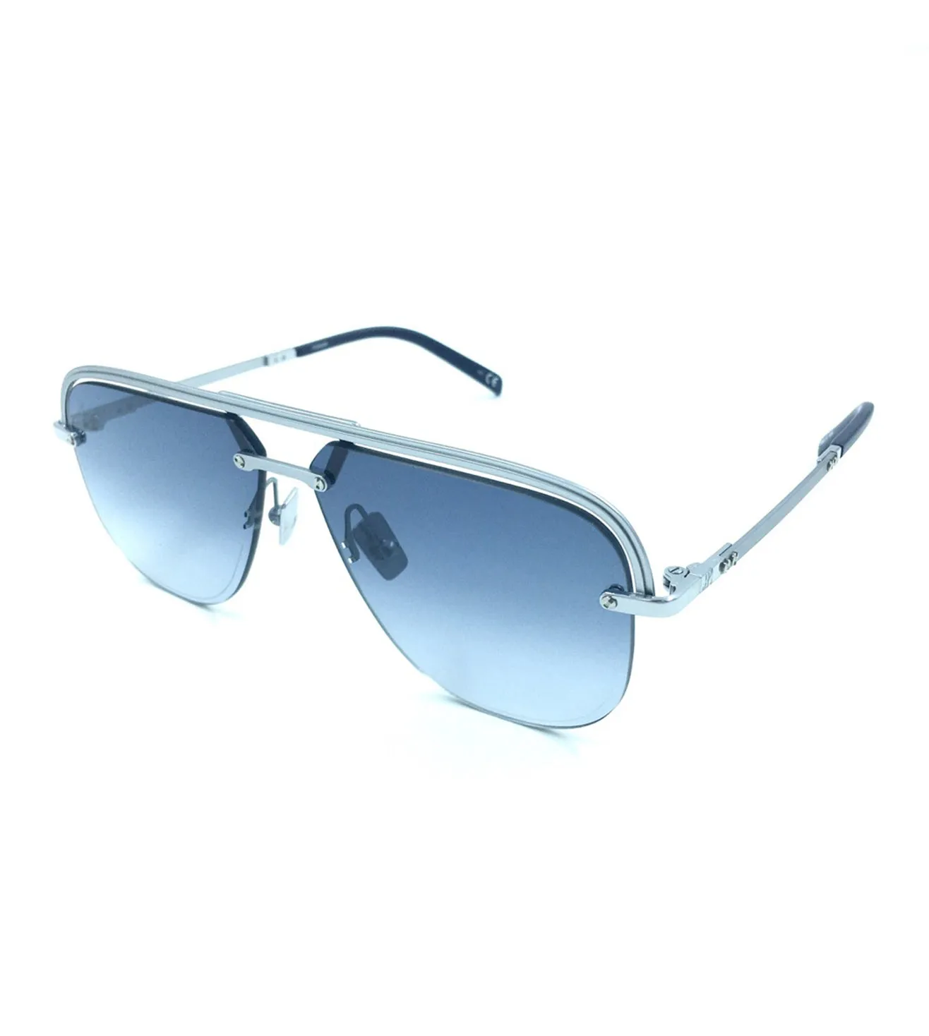 Hublot Unisex Blue Gradient Aviator Sunglasses