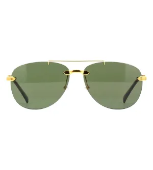 Hublot Unisex Green Aviator Sunglasses