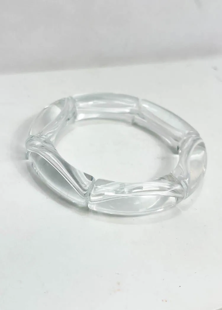 ICU Clear Stack Stretch Bracelet-***FINAL SALE***