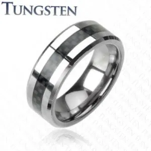 IDENTITY 8mm TUNGSTEN MENS WEDDING RING
