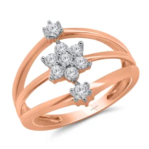 Kallati Diamond Eternal Ring in 14K Rose Gold