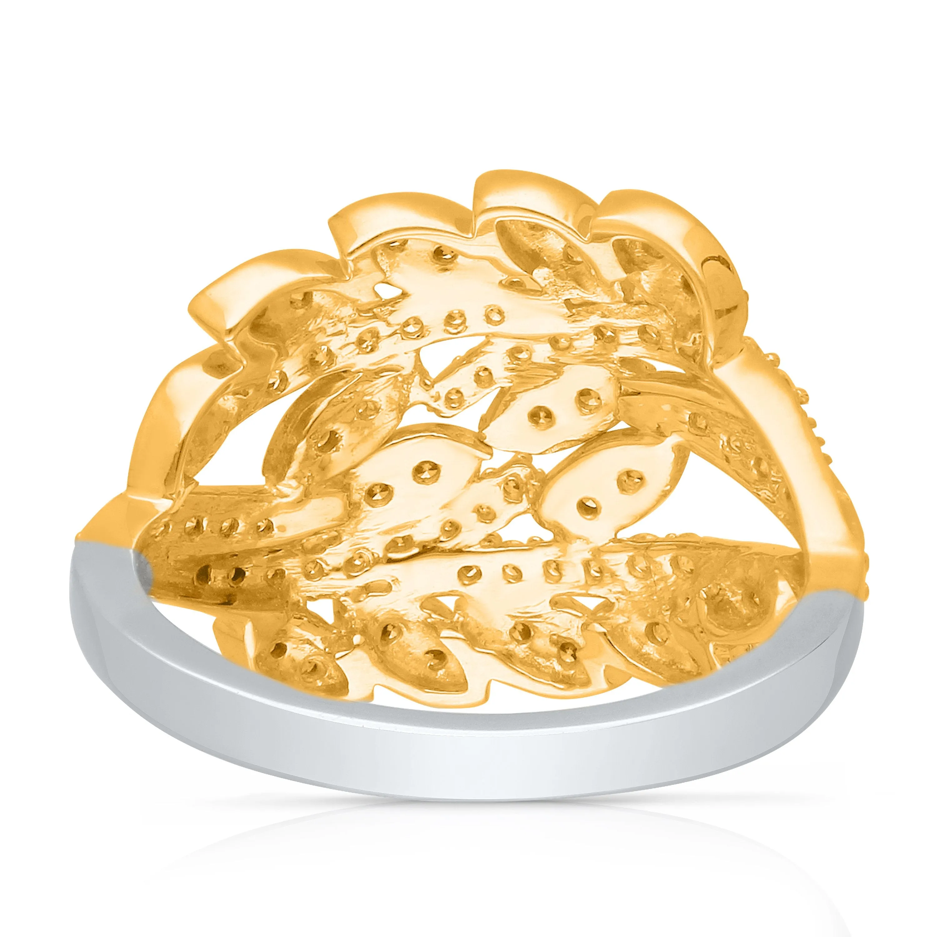 Kallati Eternal Diamond Ring in 14K Two-Tone Gold