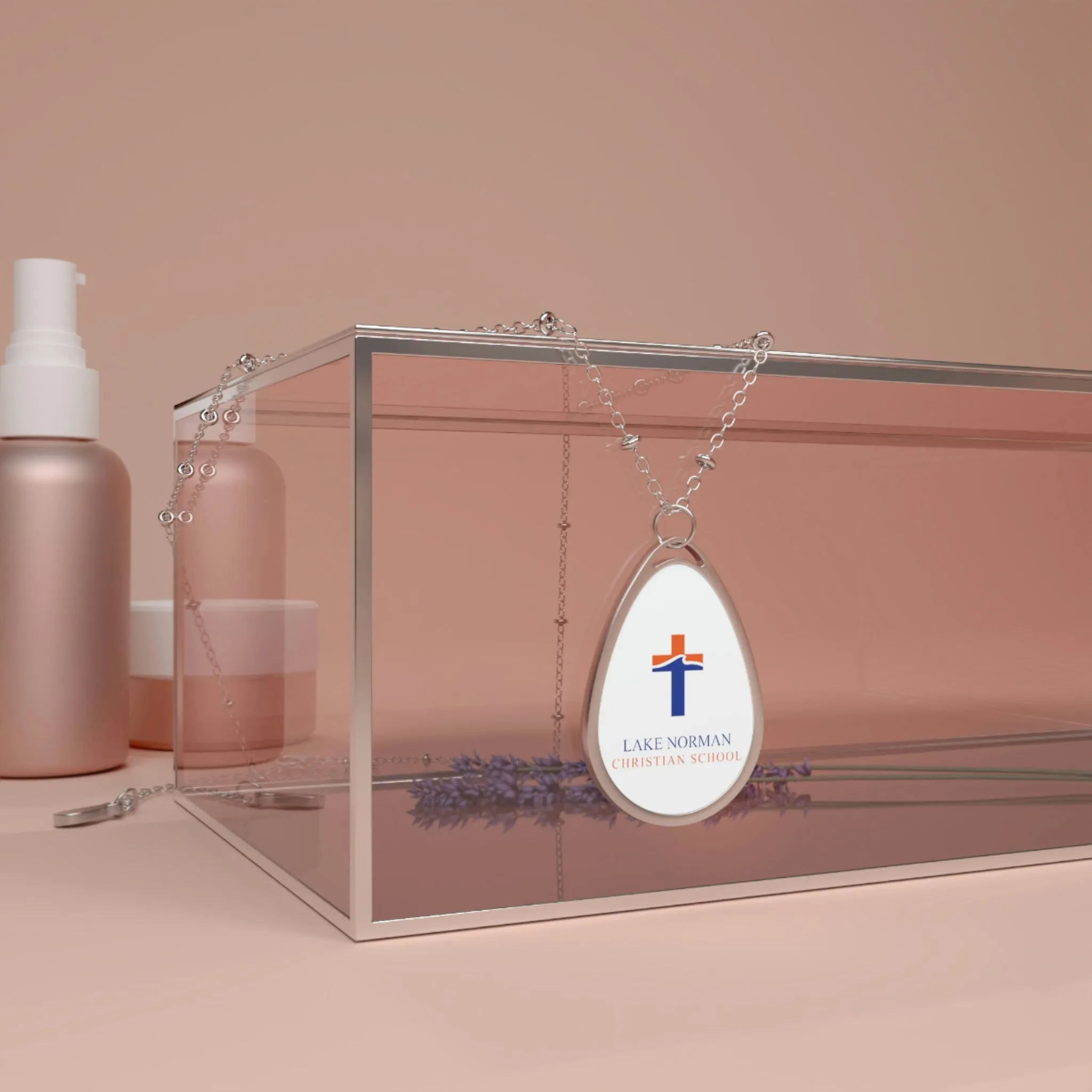 Lake Norman Christian School Oval Necklace
