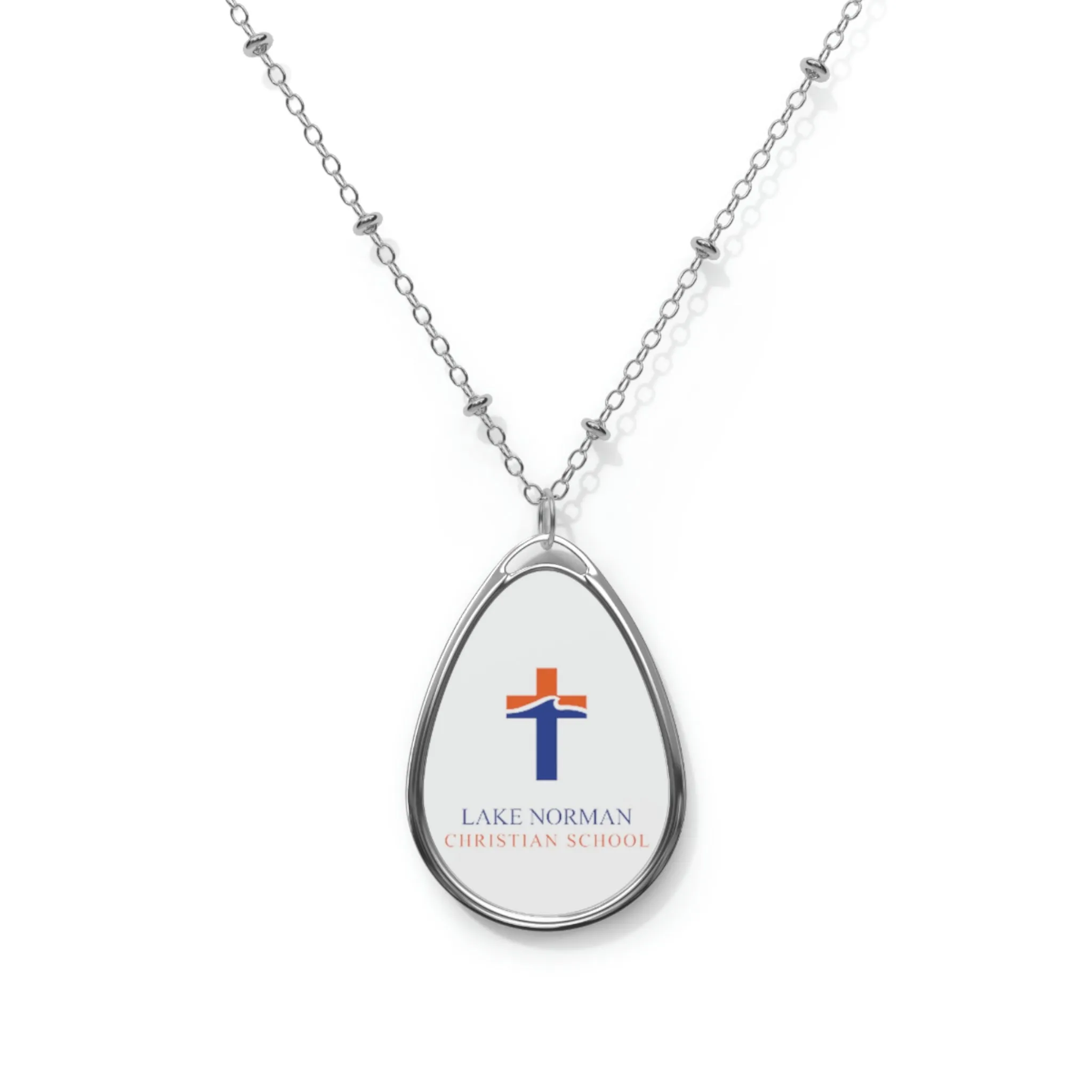Lake Norman Christian School Oval Necklace