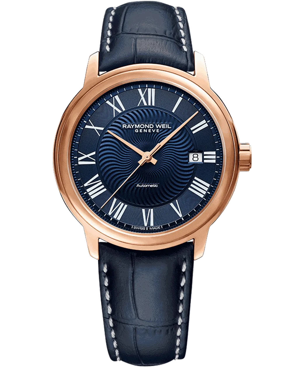 Maestro Blues Rose Tone Automatic Watch, 40mm 2237-PC5-00508