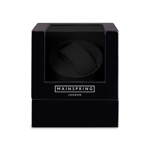 Mainspring Oxford Merton Black Single Slot Watch Winder MS-WIN-MRT-02