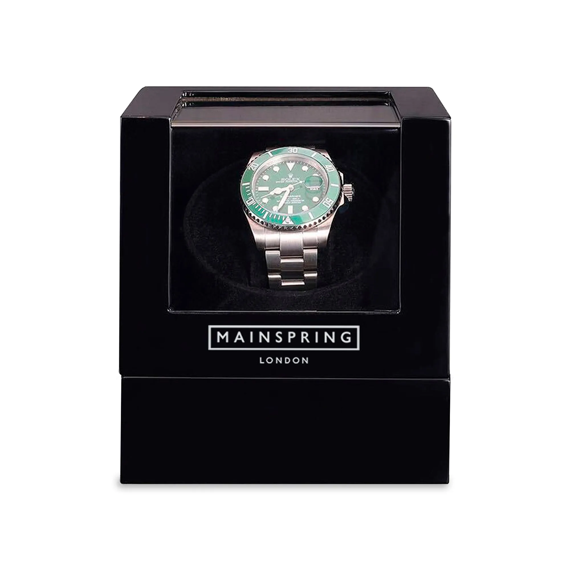 Mainspring Oxford Merton Black Single Slot Watch Winder MS-WIN-MRT-02