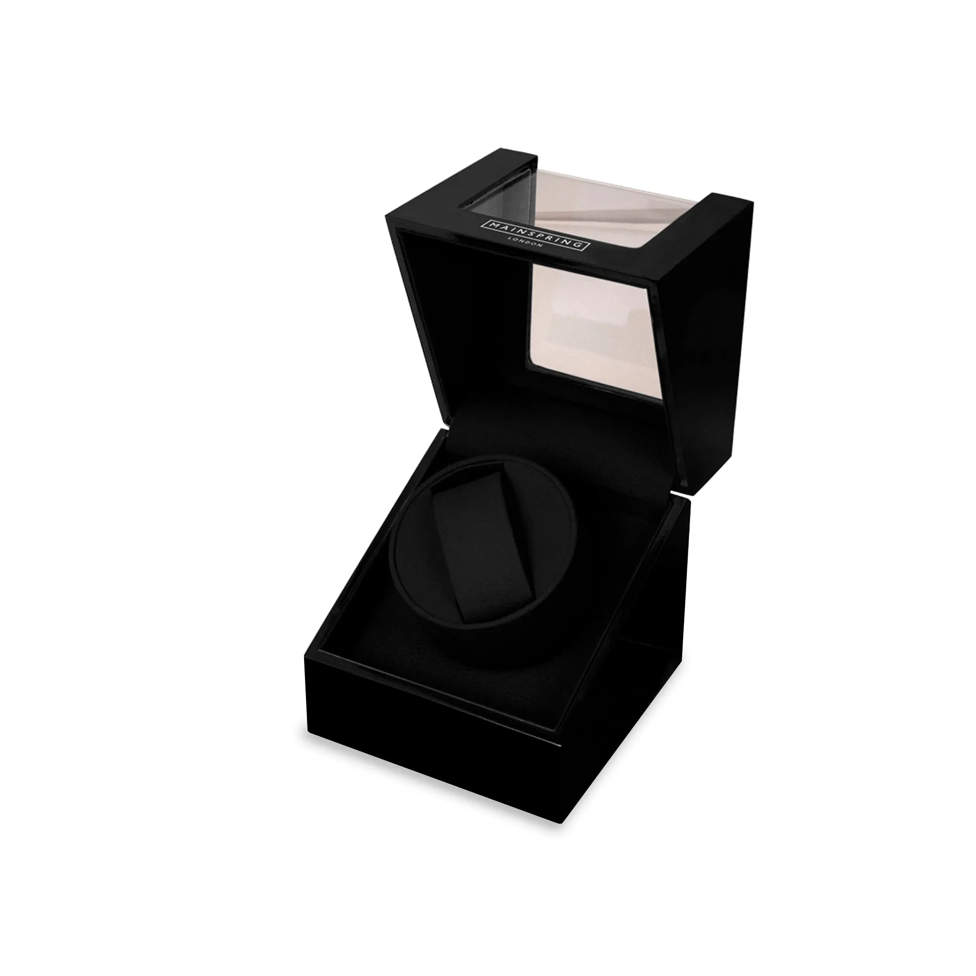 Mainspring Oxford Merton Black Single Slot Watch Winder MS-WIN-MRT-02