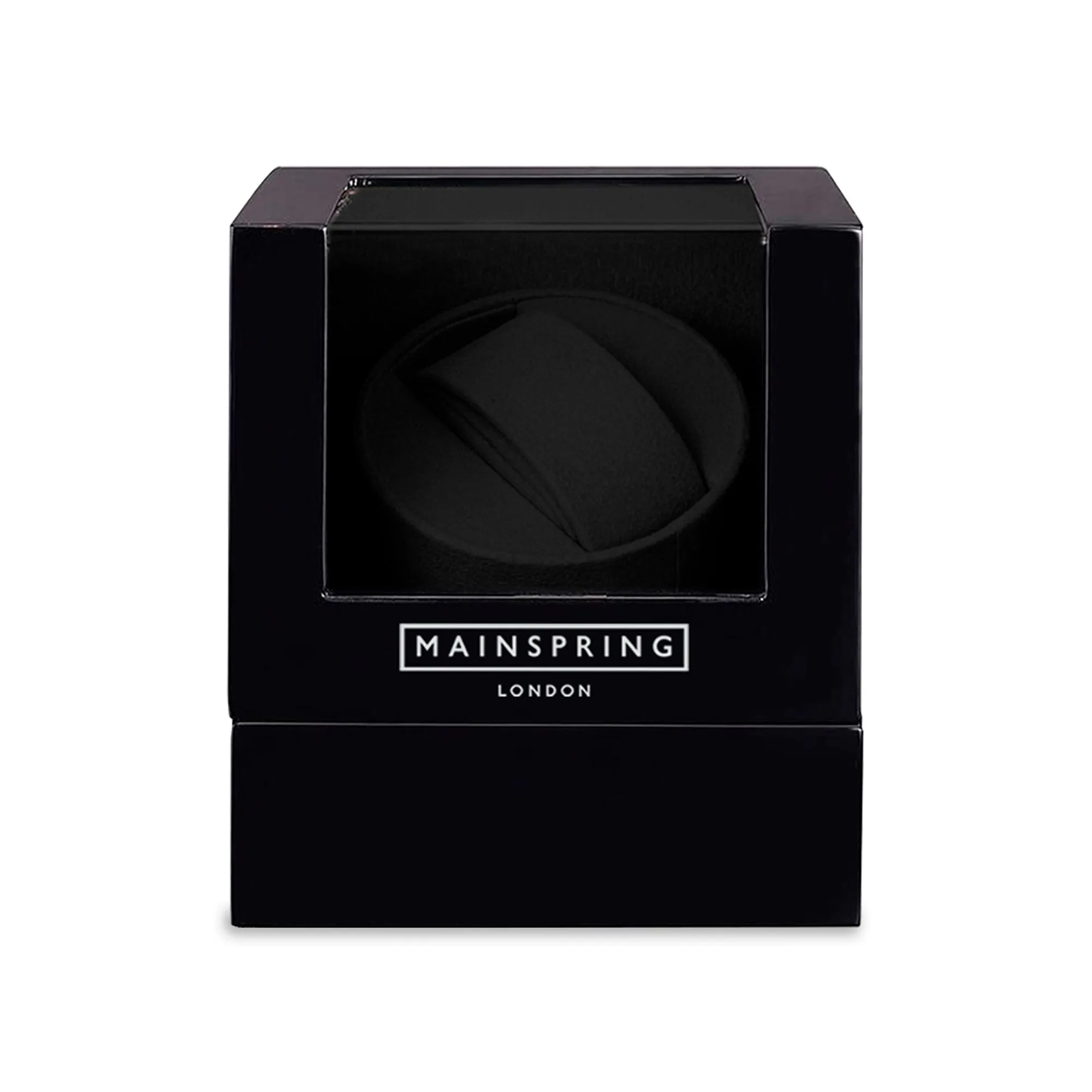 Mainspring Oxford Merton Black Single Slot Watch Winder MS-WIN-MRT-02