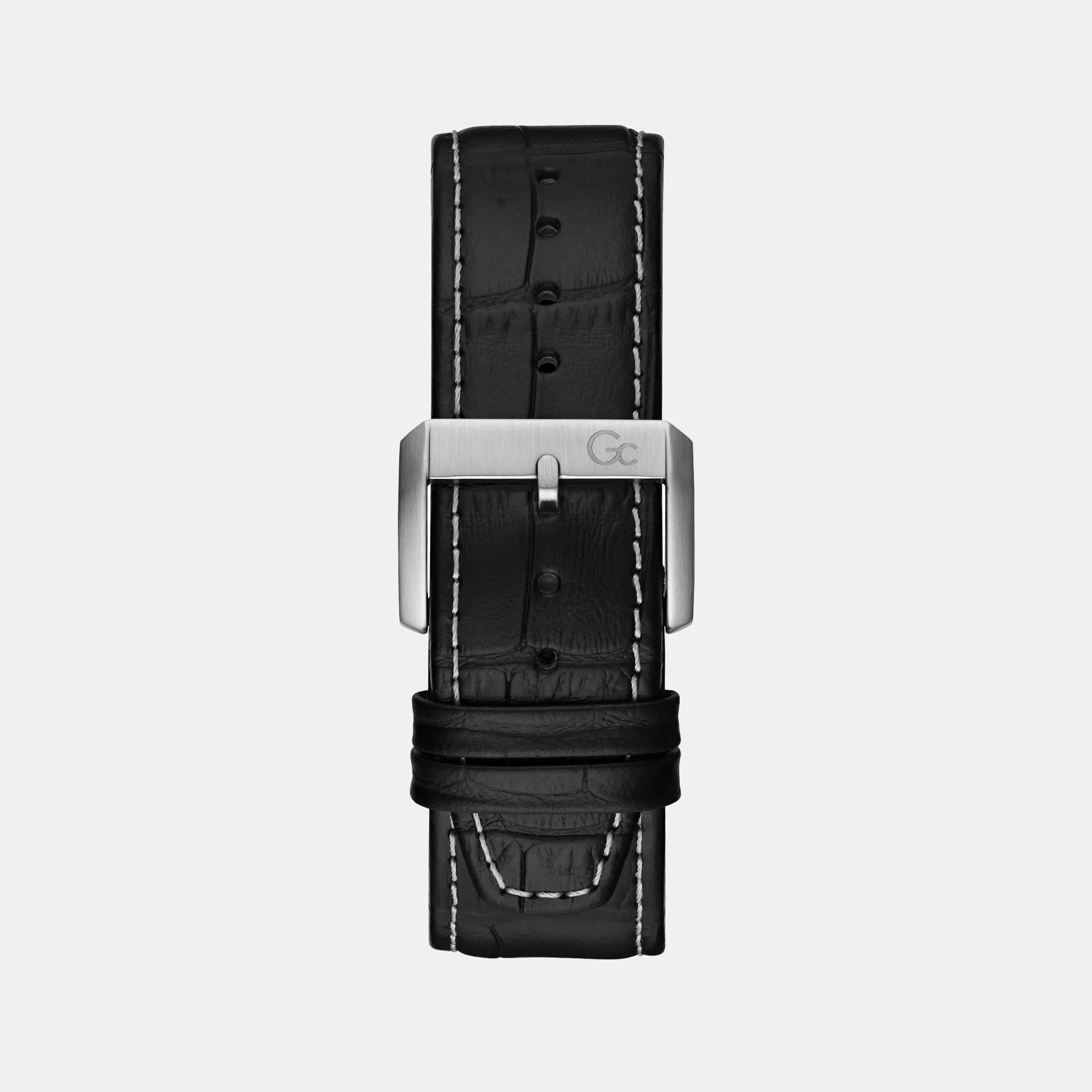Men's Black Chronograph Genuine Leather Watch Z35003G4MF