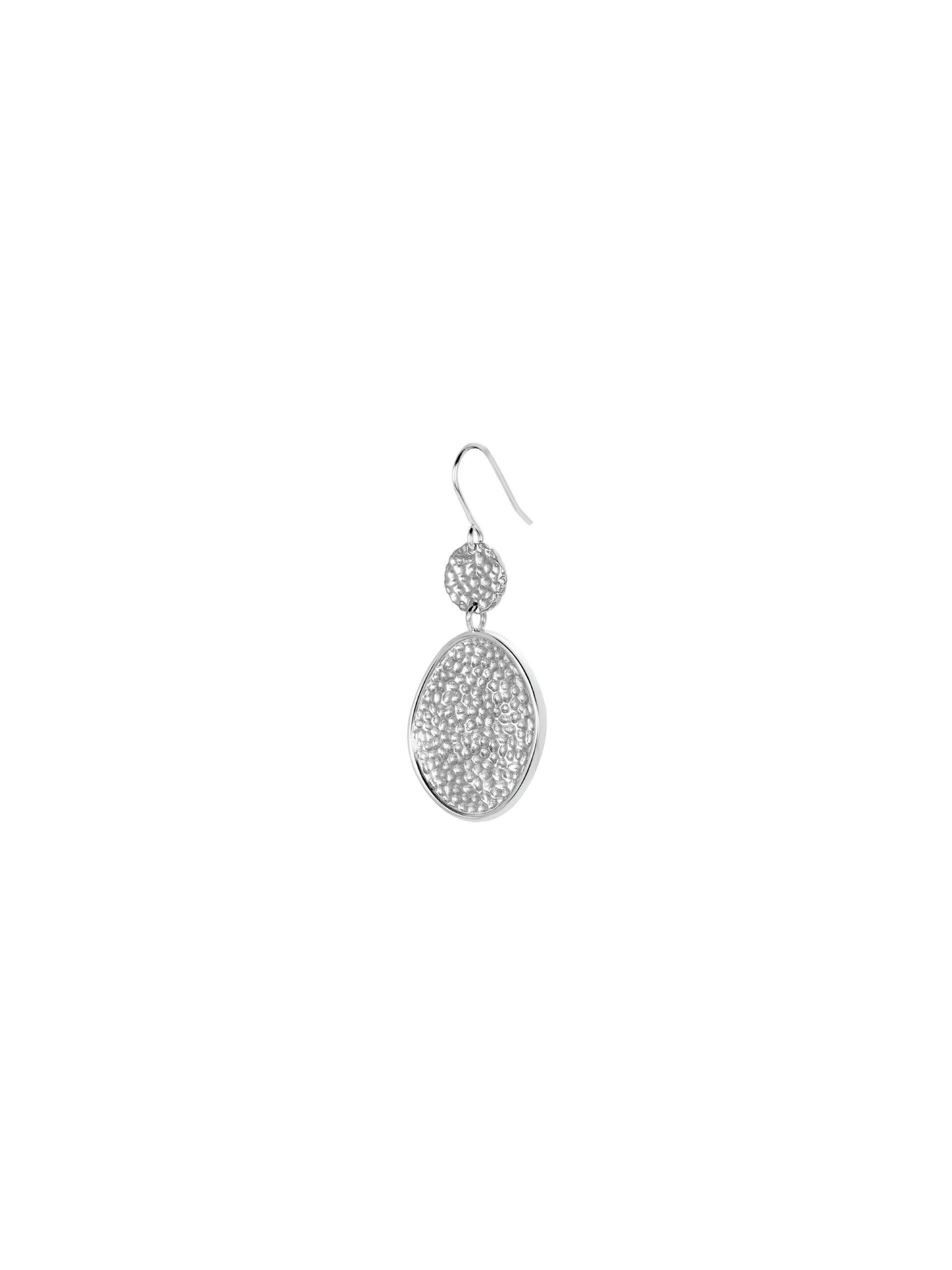 Mirage Earring - Textured (White) (Single)