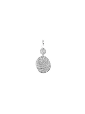 Mirage Earring - Textured (White) (Single)