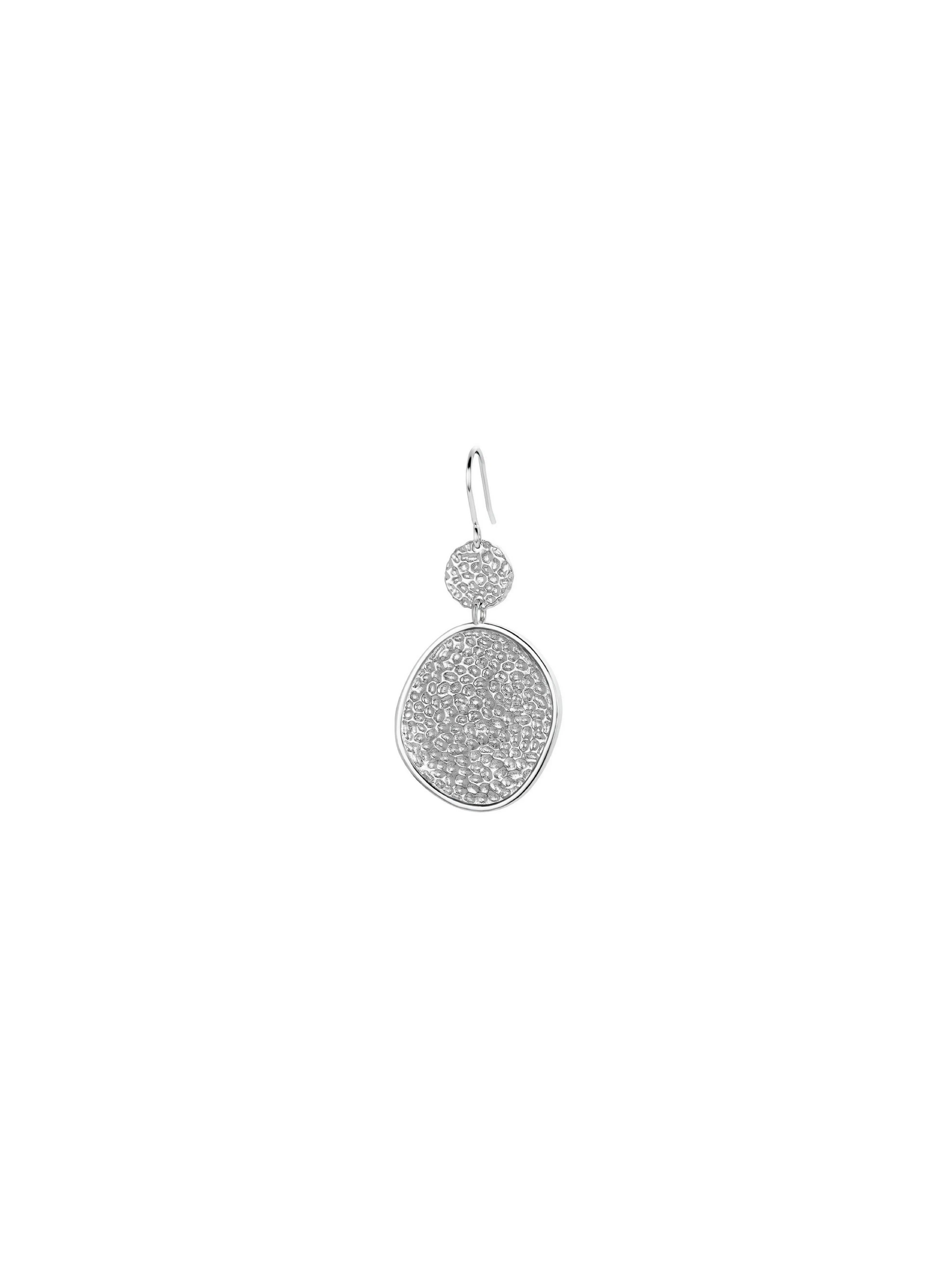 Mirage Earring - Textured (White) (Single)