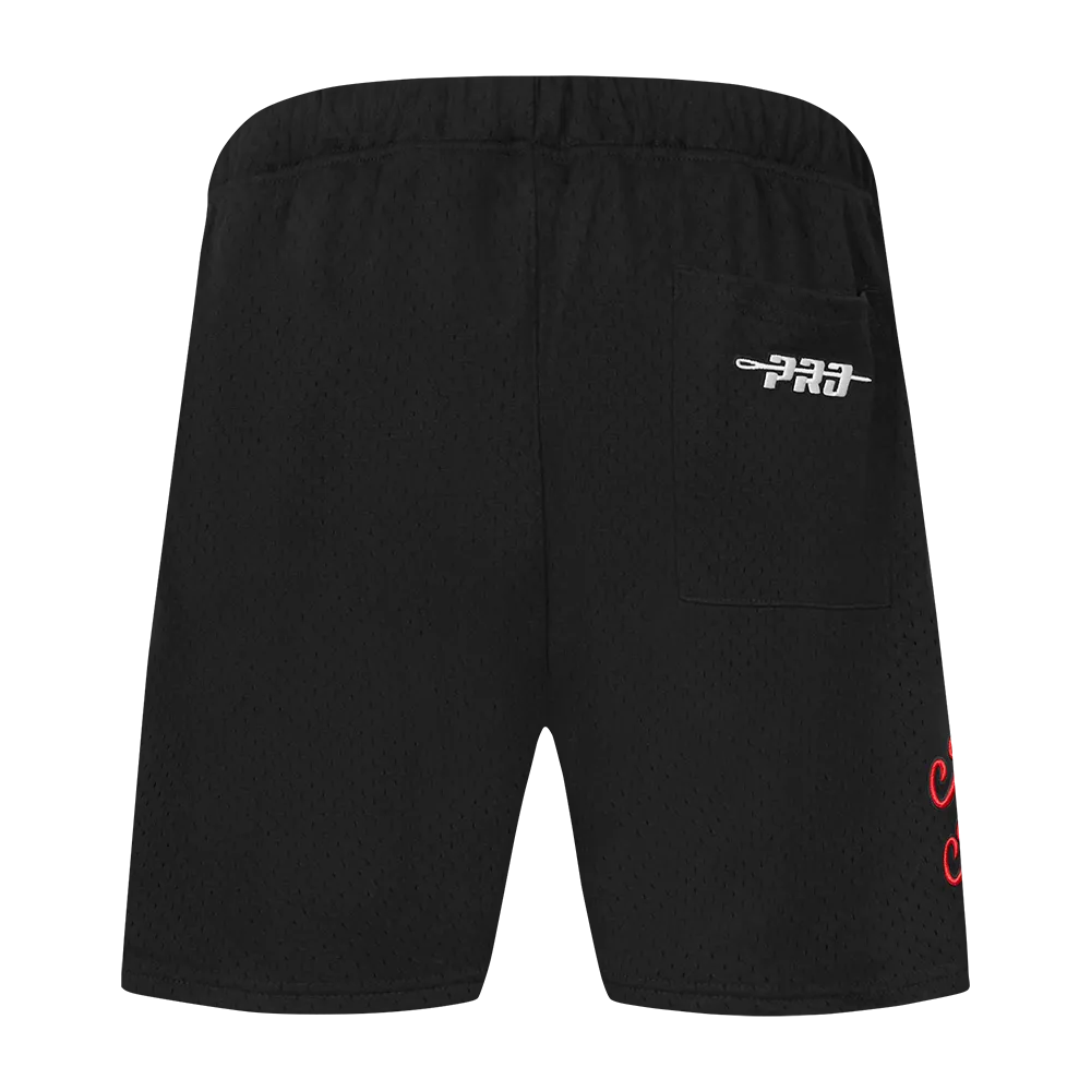 MLB ATLANTA BRAVES SOUVENIR MEN'S MESH SHORT (BLACK)