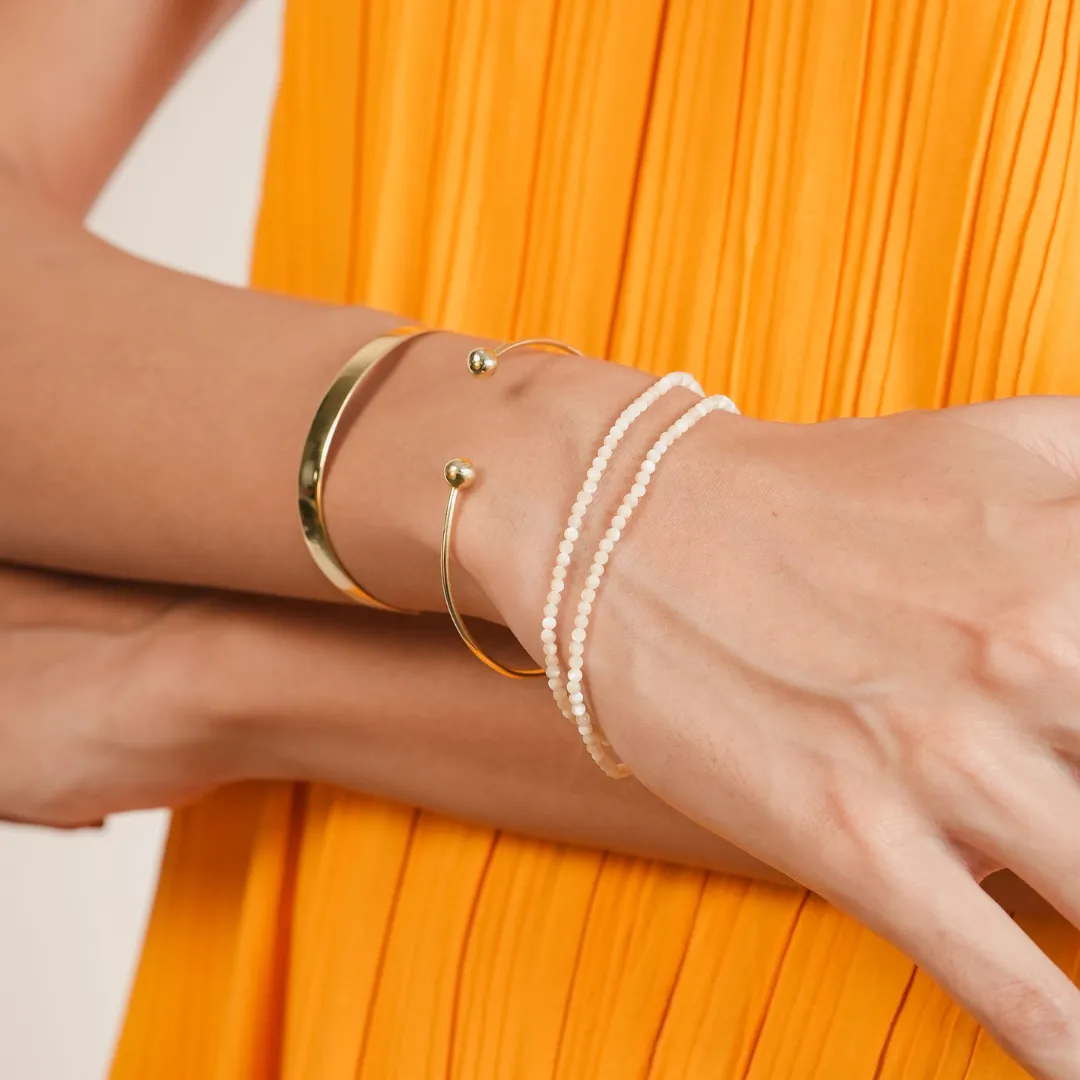 Mother of Pearl Double bracelet