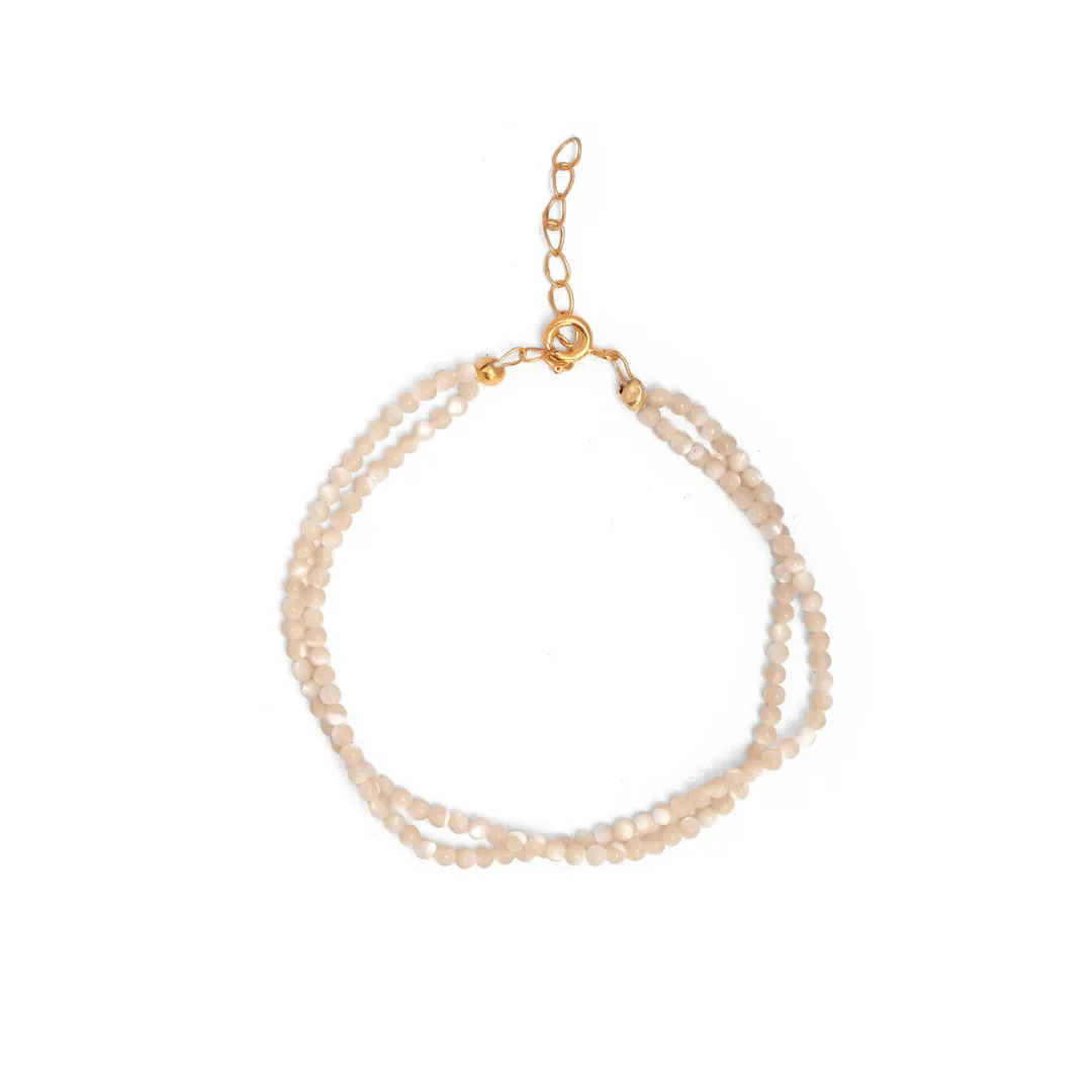 Mother of Pearl Double bracelet