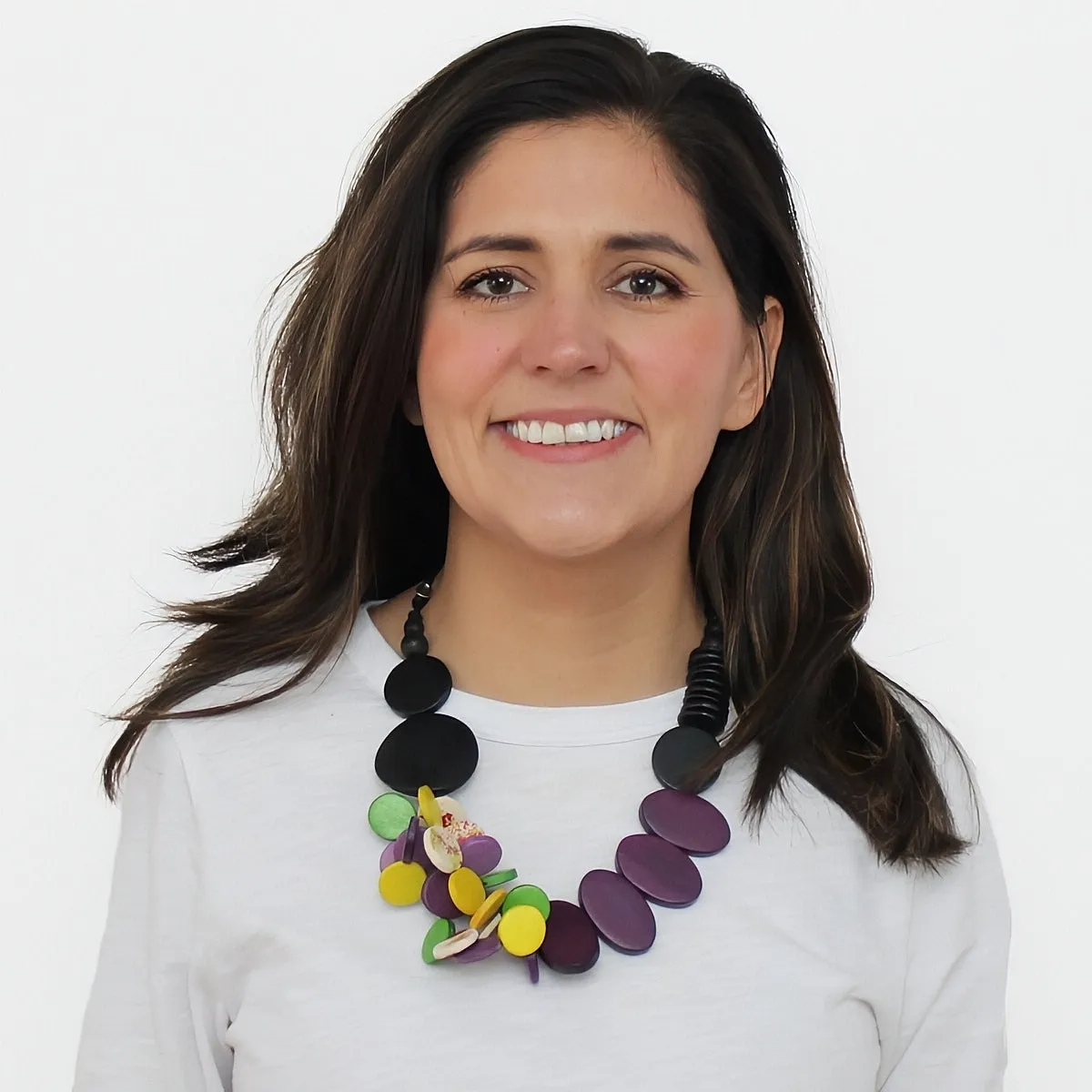 Multicolor Francesca Cluster Necklace